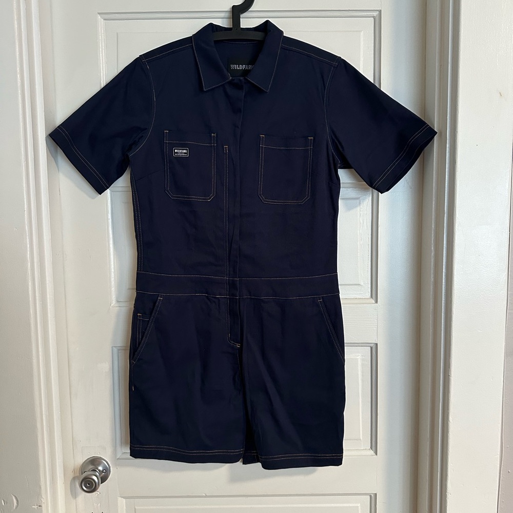 NWT Small The Essential Romper in “Navy”